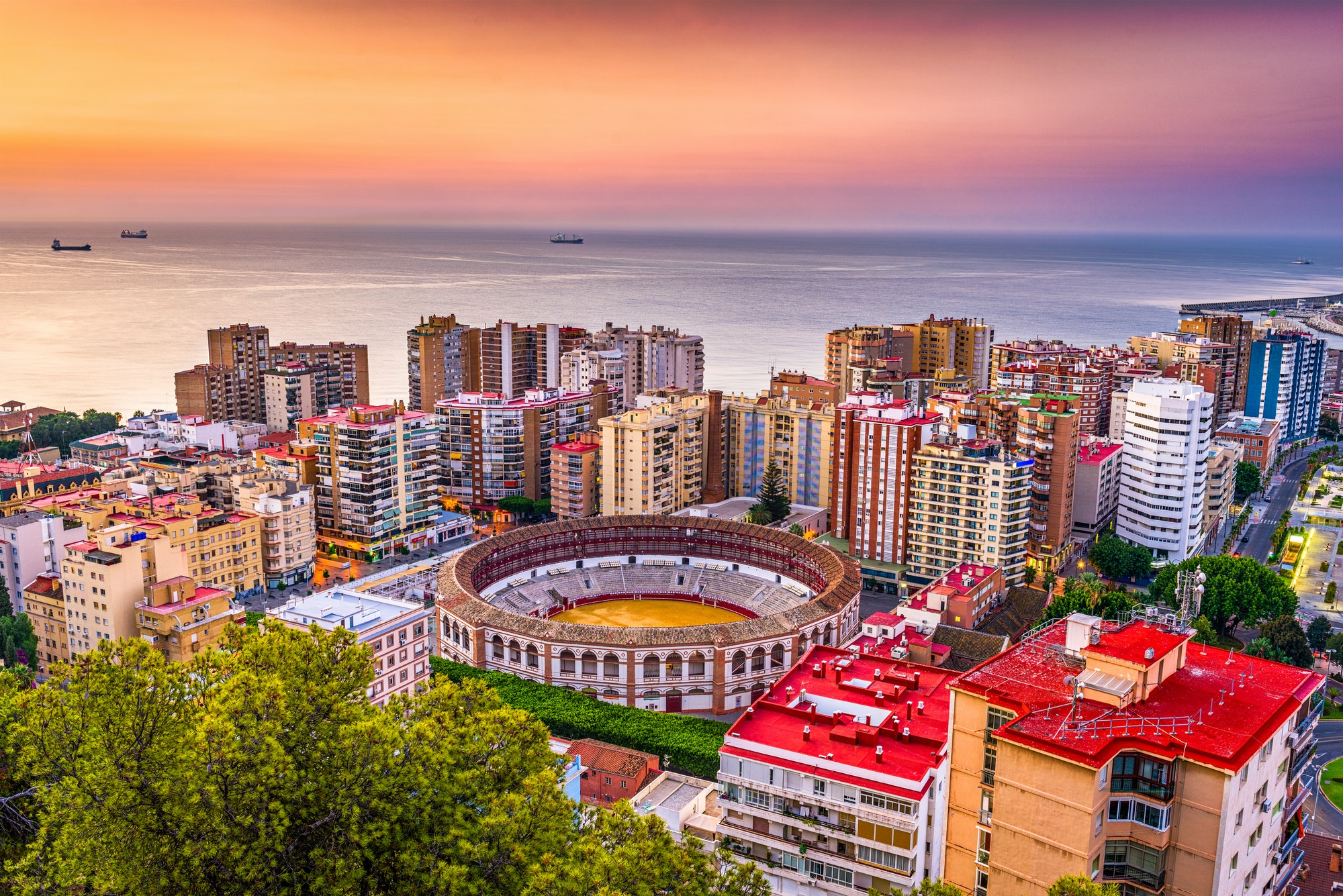 Malaga, Spain Cityscape